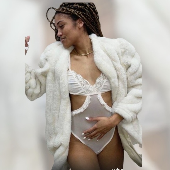 Free People X HAH Key to Ur Heart Bodysuit La Crème - Picture 3 of 8